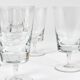 Set of six mid-century crystal wine glasses, Austria, 1950s.