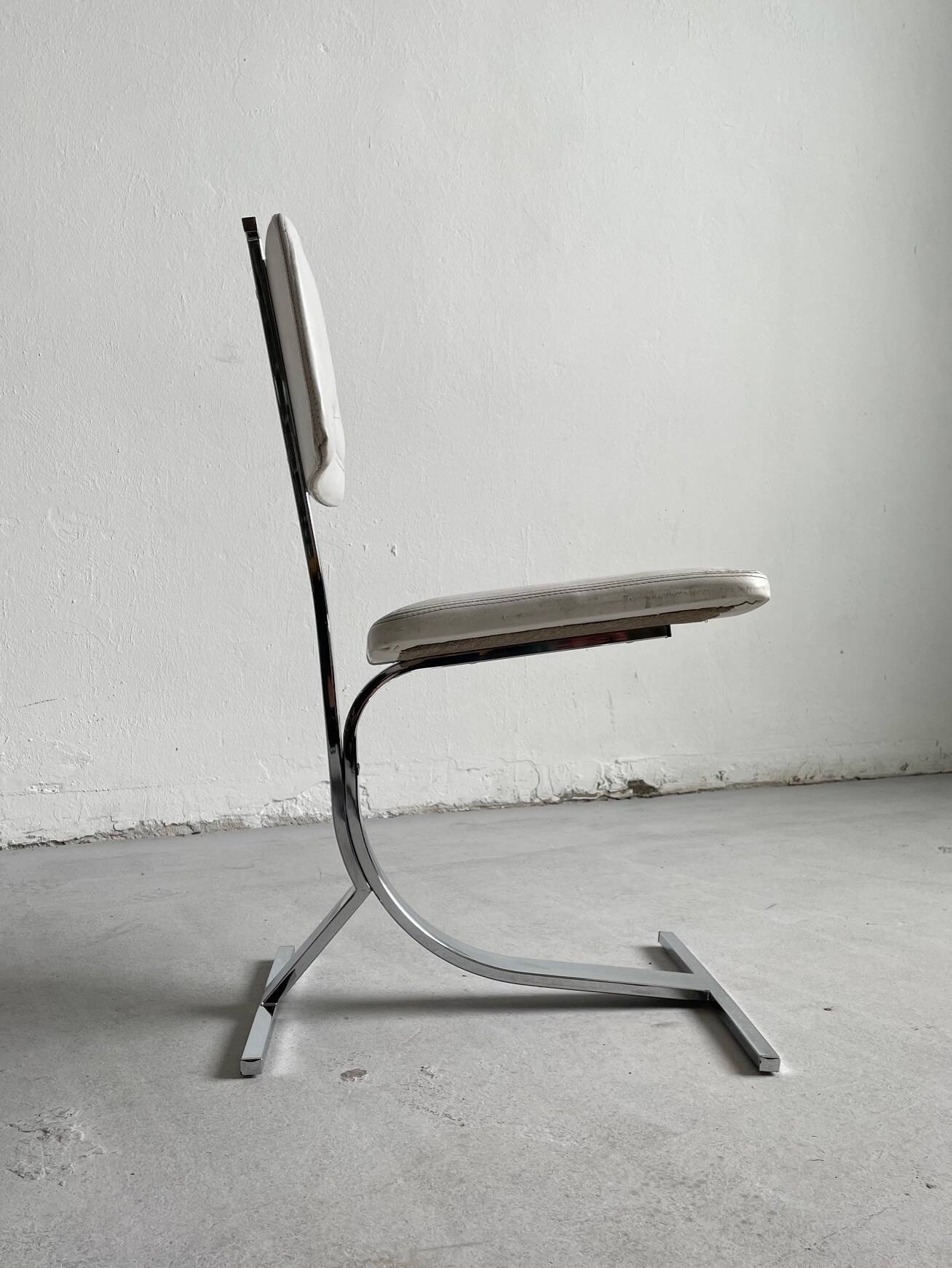 Mid-Century Modern Dining Chairs, Set of 4, France 1970s