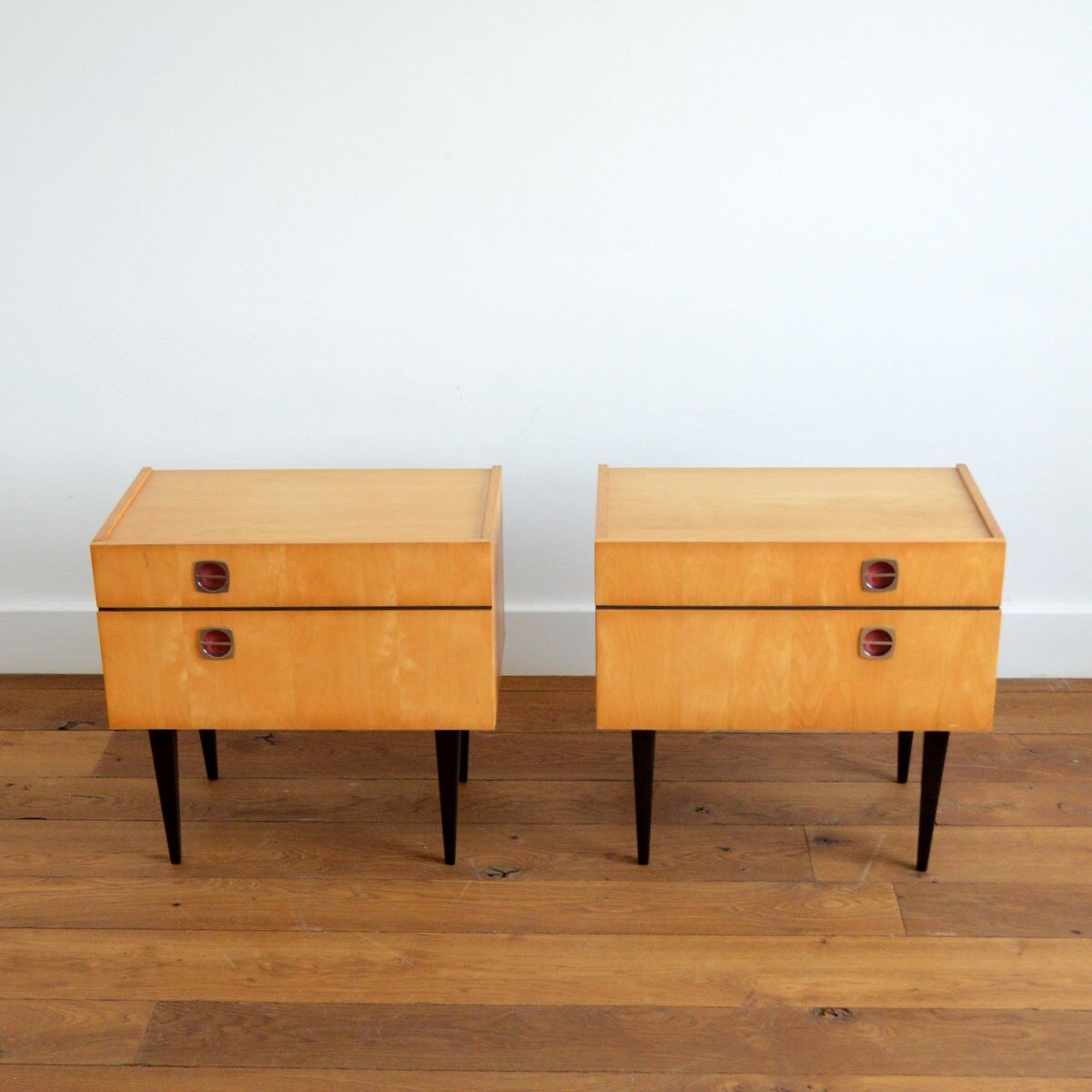 Pair of vintage bedside 60s / 70s
