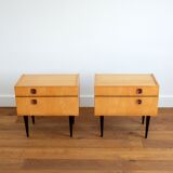 Pair of vintage bedside 60s / 70s