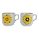 2 porcelain cups Tognana Italy seventies, flowers