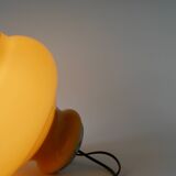 Suspension en opaline jaune avec arc en métal, Design, 1970