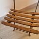 Old folding garden chair for children