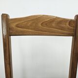1950s Beech Dining Chairs with Geometric Seat