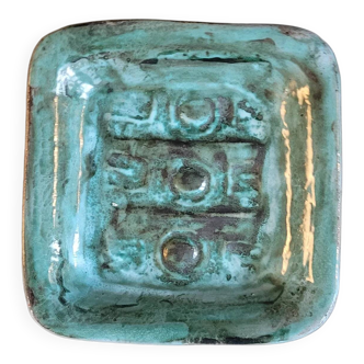 Vide-poche ancien en céramique signé MY