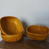 Mustard yellow sunflower cups