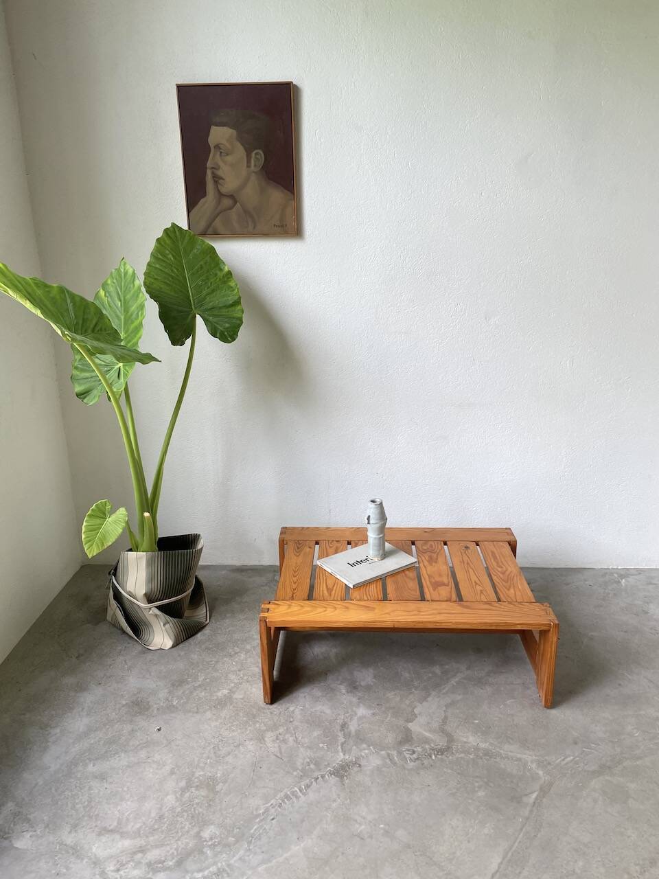 70s pine table regain