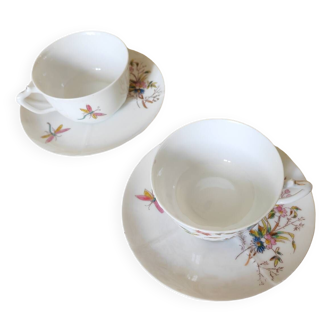 Cups and saucers