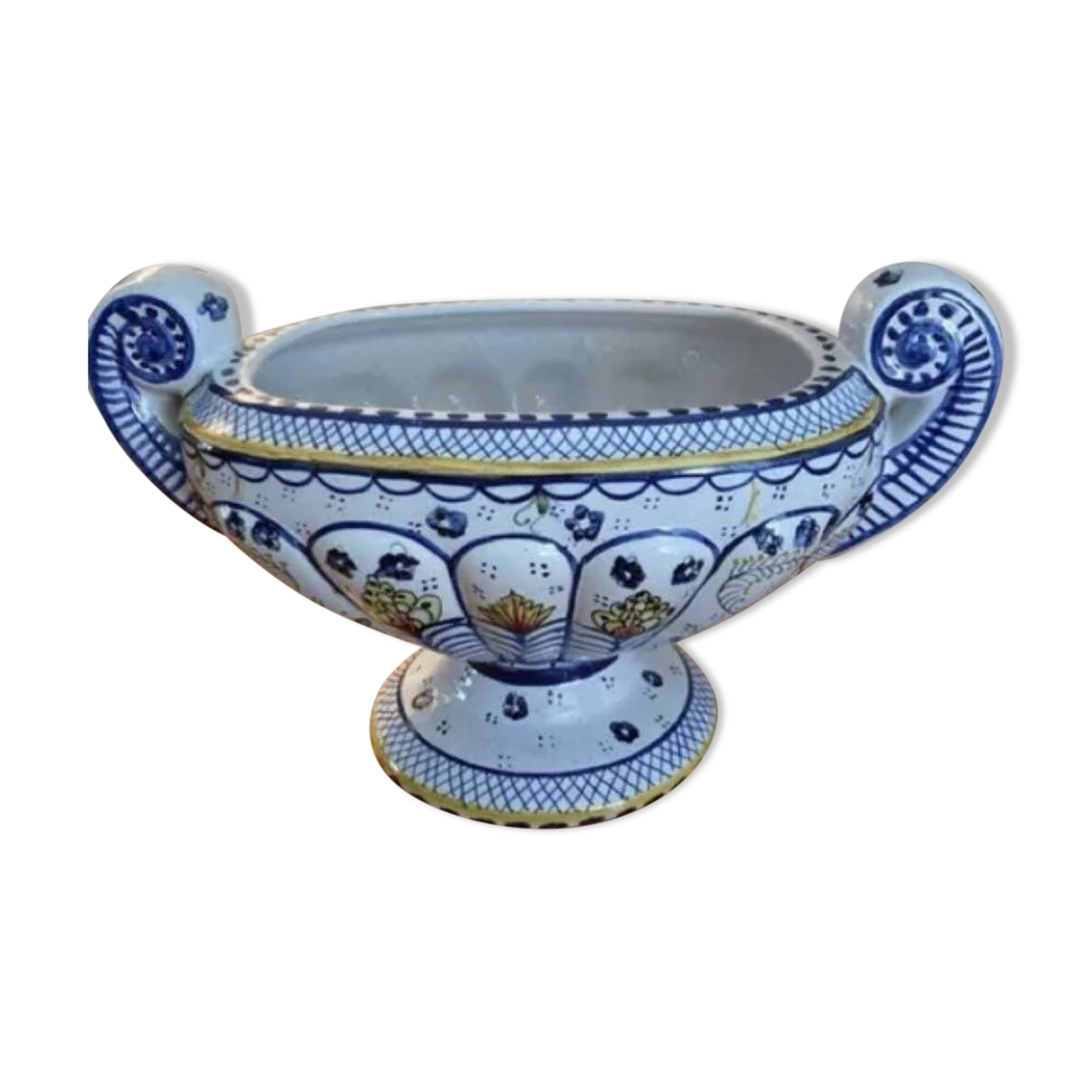 Old Rouen Earthenware Cup