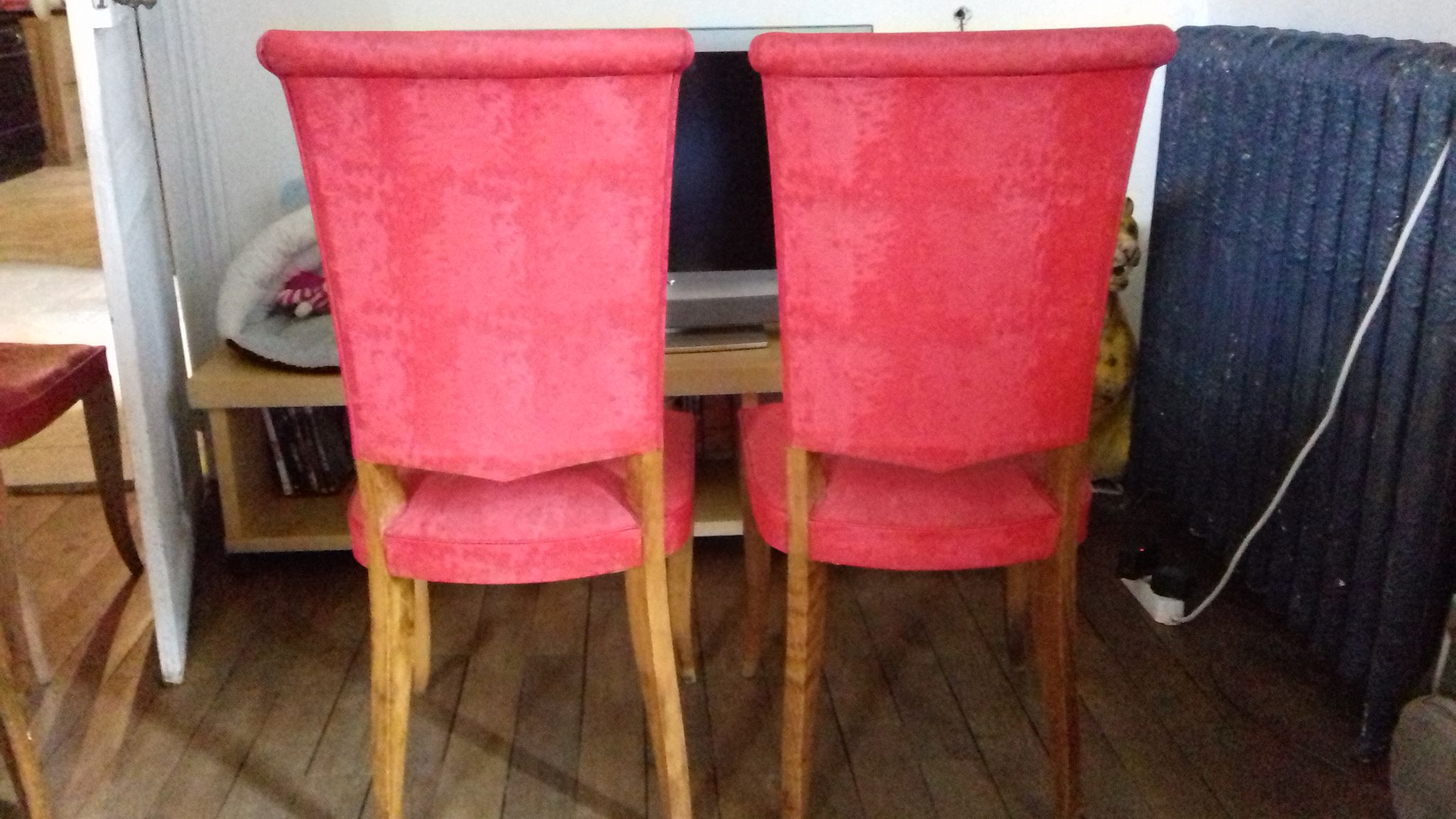 6 chaises skaï