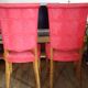 6 leatherette chairs