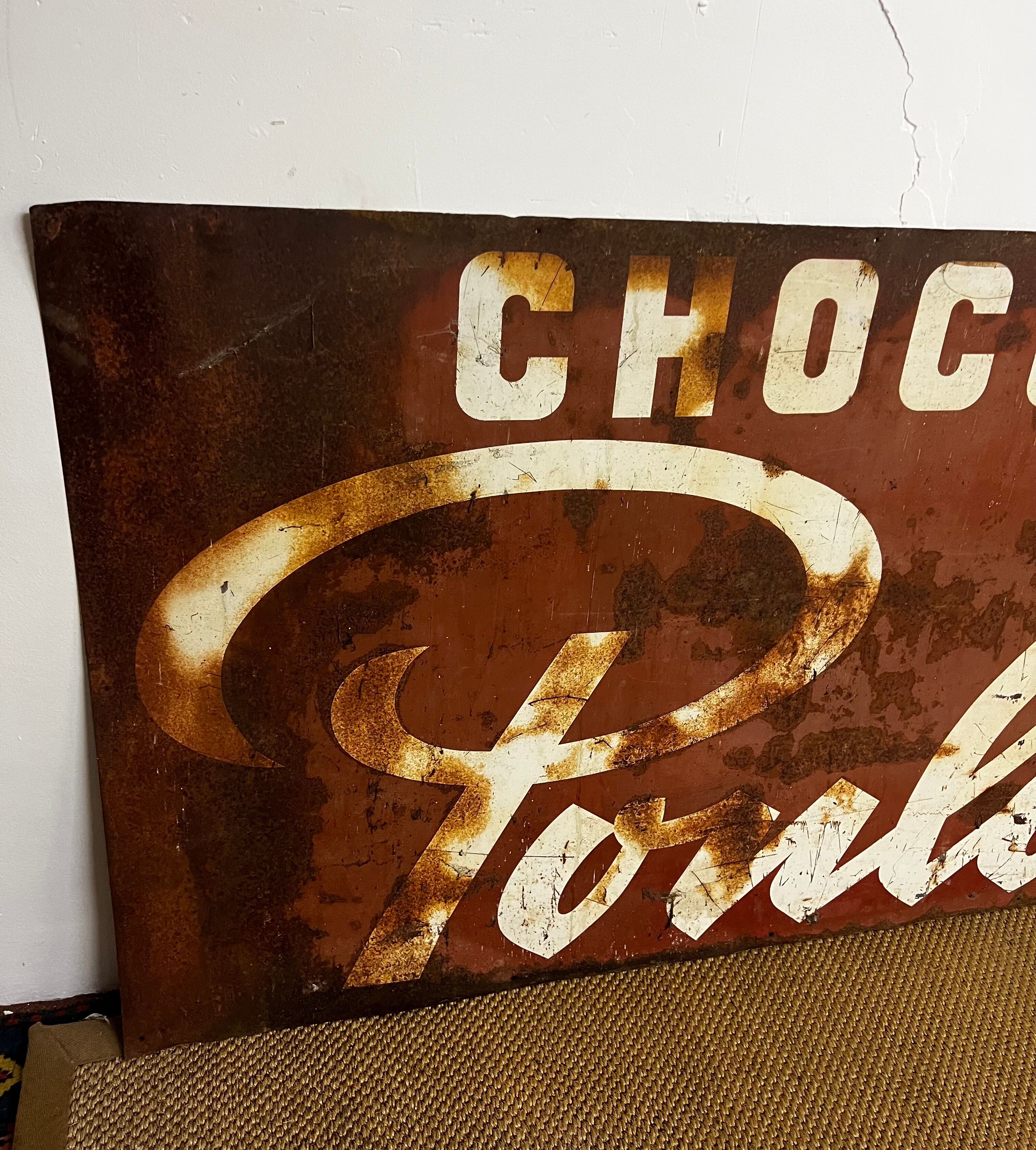 Vintage Foal chocolate billboard