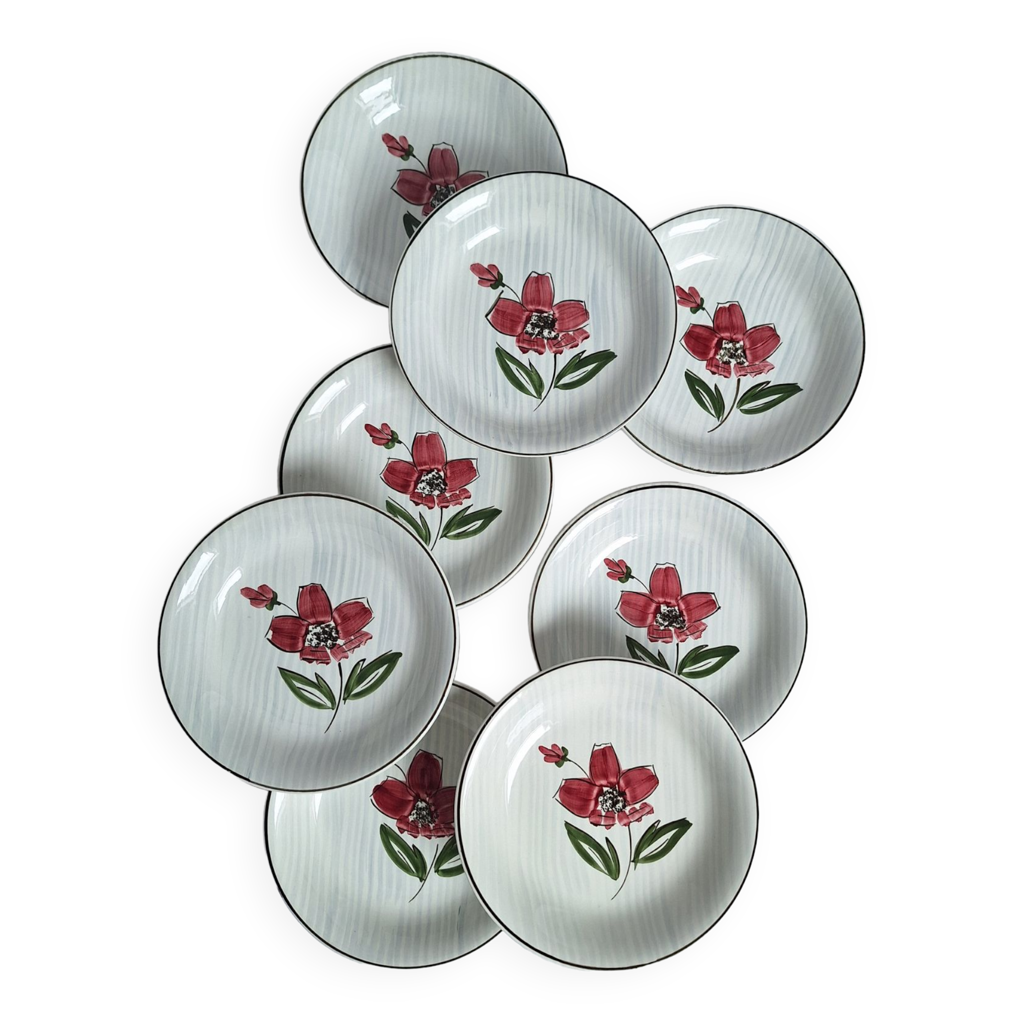 Assiette Sarreguemines vintage