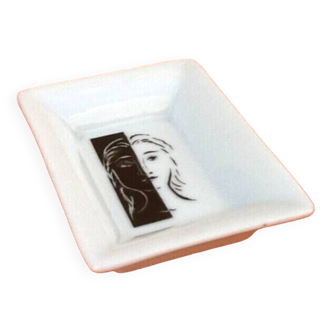 Picasso artistic pocket tray in porcelain