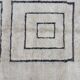 White Mrirt rug in wool 180×270 cm