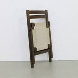 6x Vintage Safari Style Folding Chair