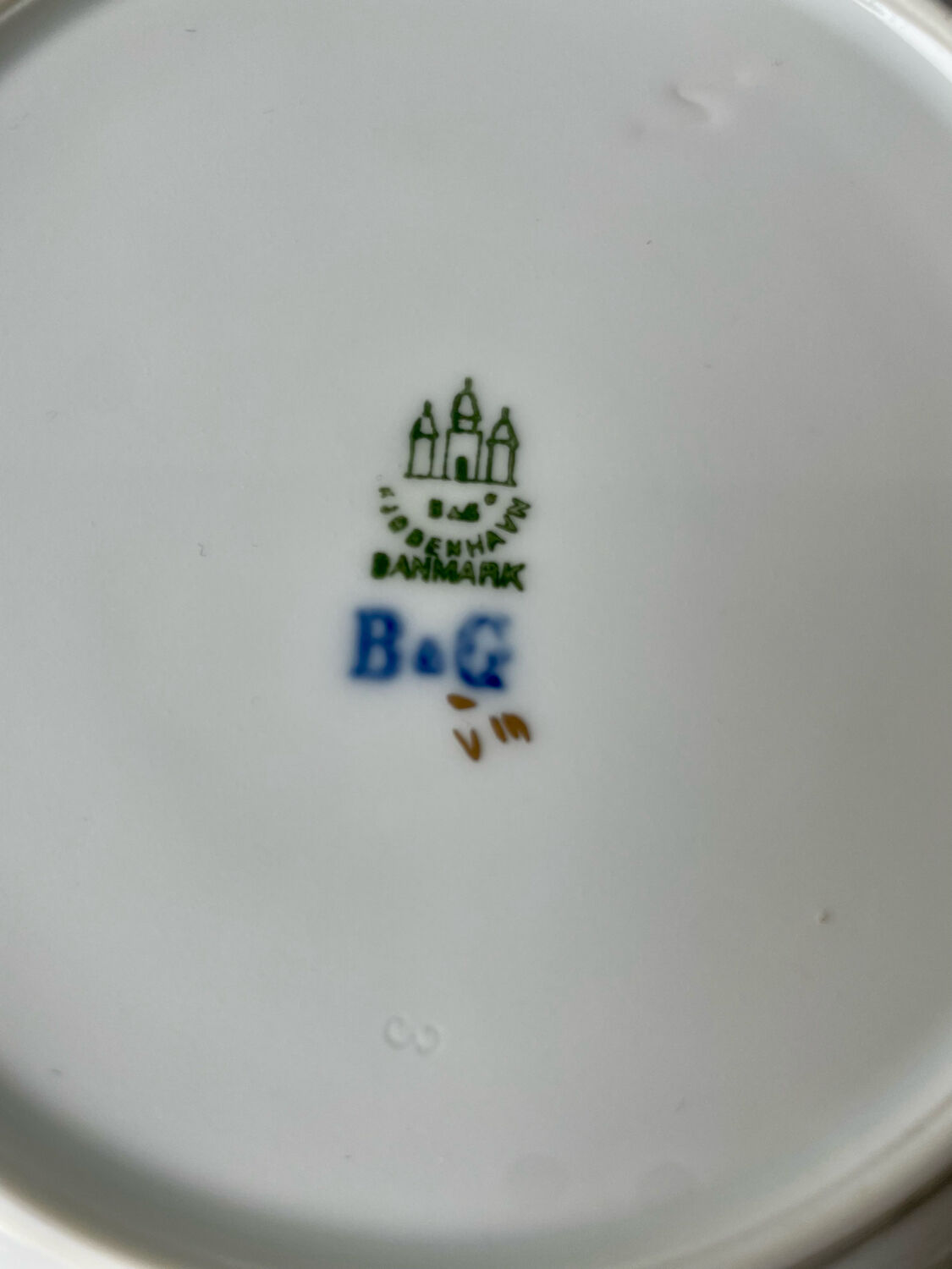 Soup plate by Bing & Grøndahl for Royal Copenhagen