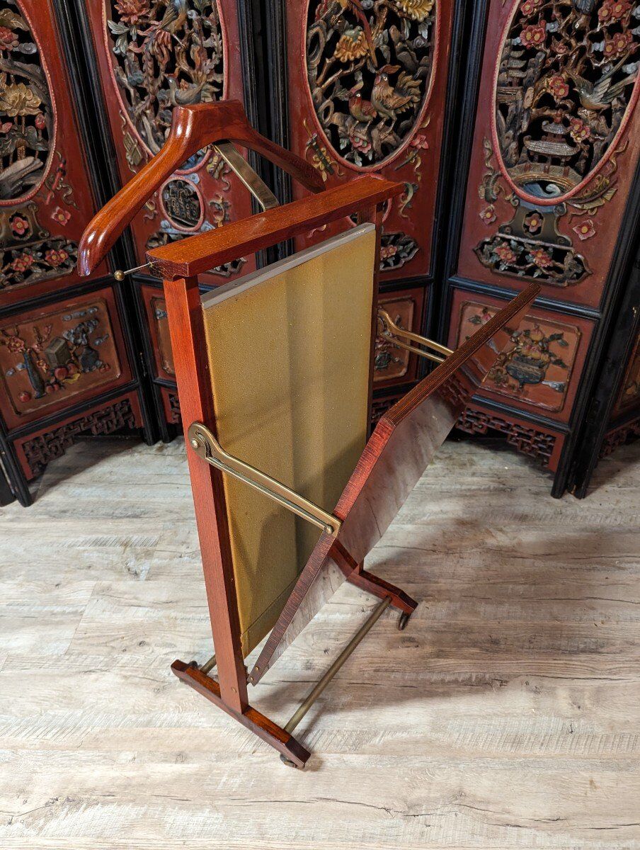 Italian valet in light mahogany