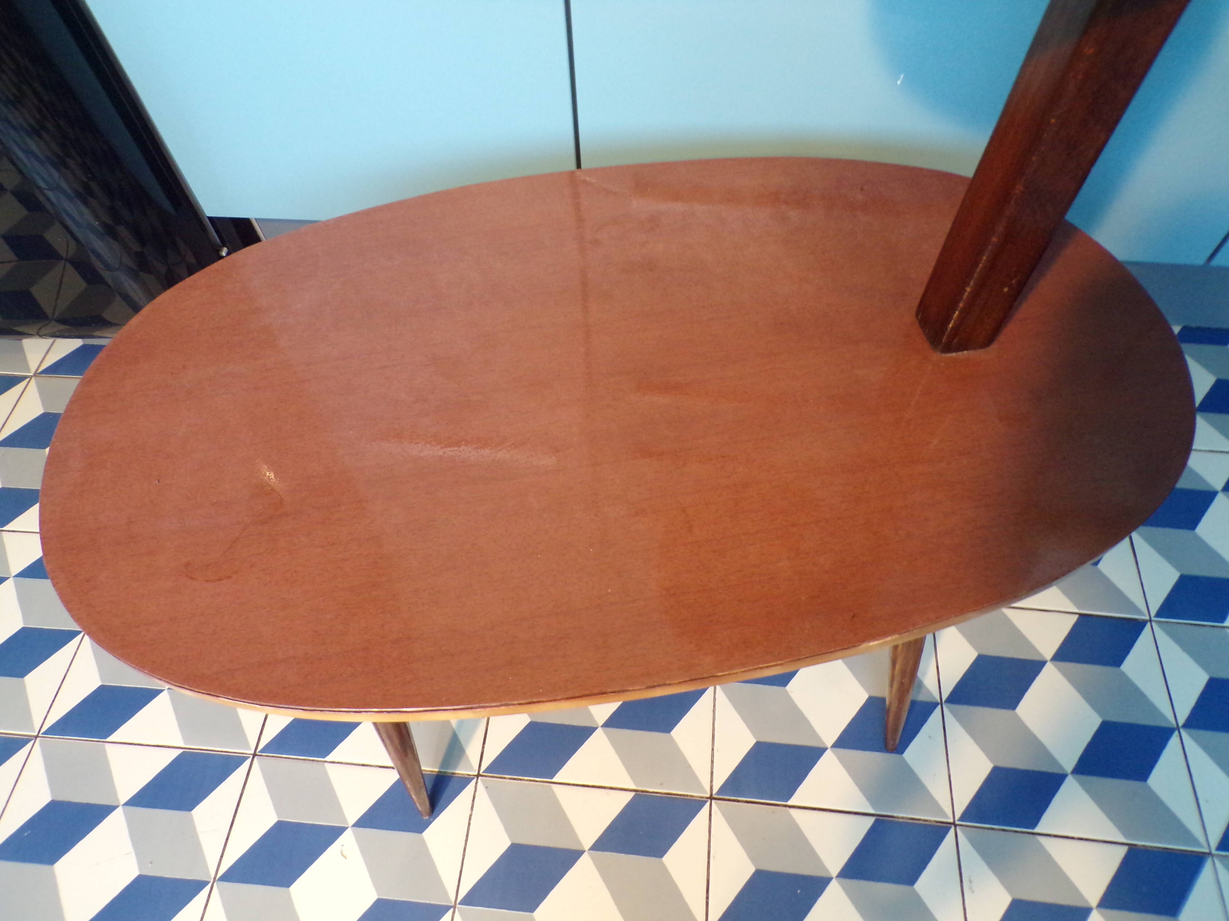 Porte plante vintage en formica
