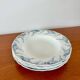 set of 4 soup plates in Lunéville Iron Earth, "Angèle" model, 19th century