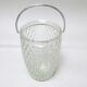 Small glass ice bucket 1950s