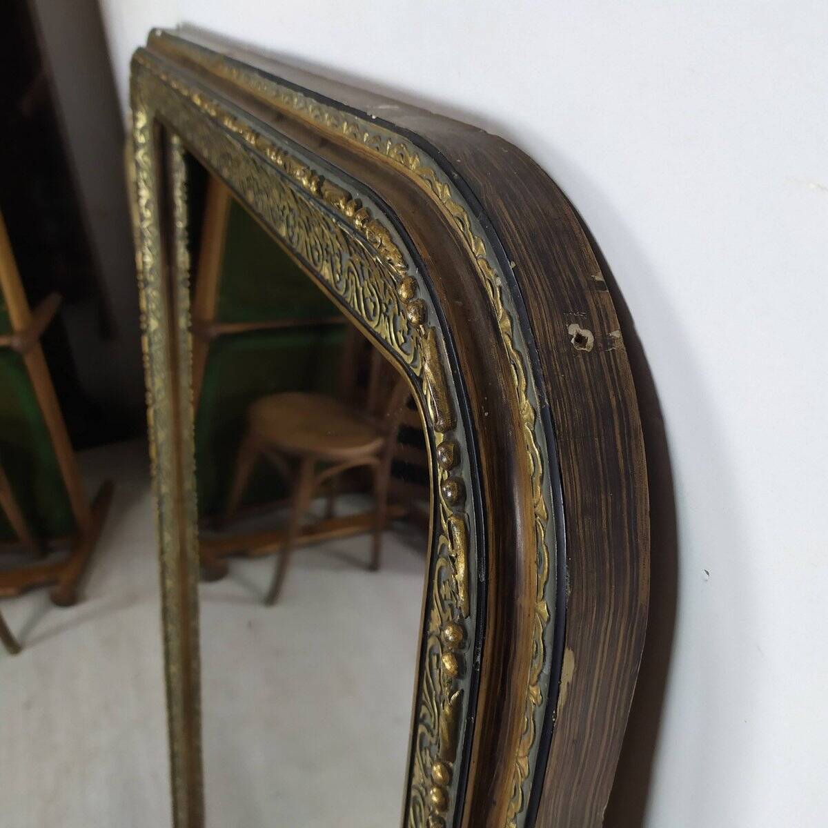 Miroir doré Napoléon III