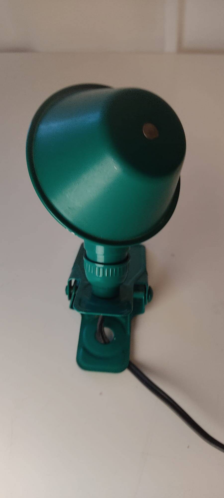 Vintage mushroom clip lamp from the 70s