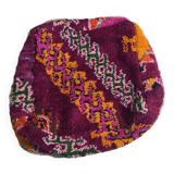 Pouf berbère bohemian fait main 60 X 60 X 25 CM