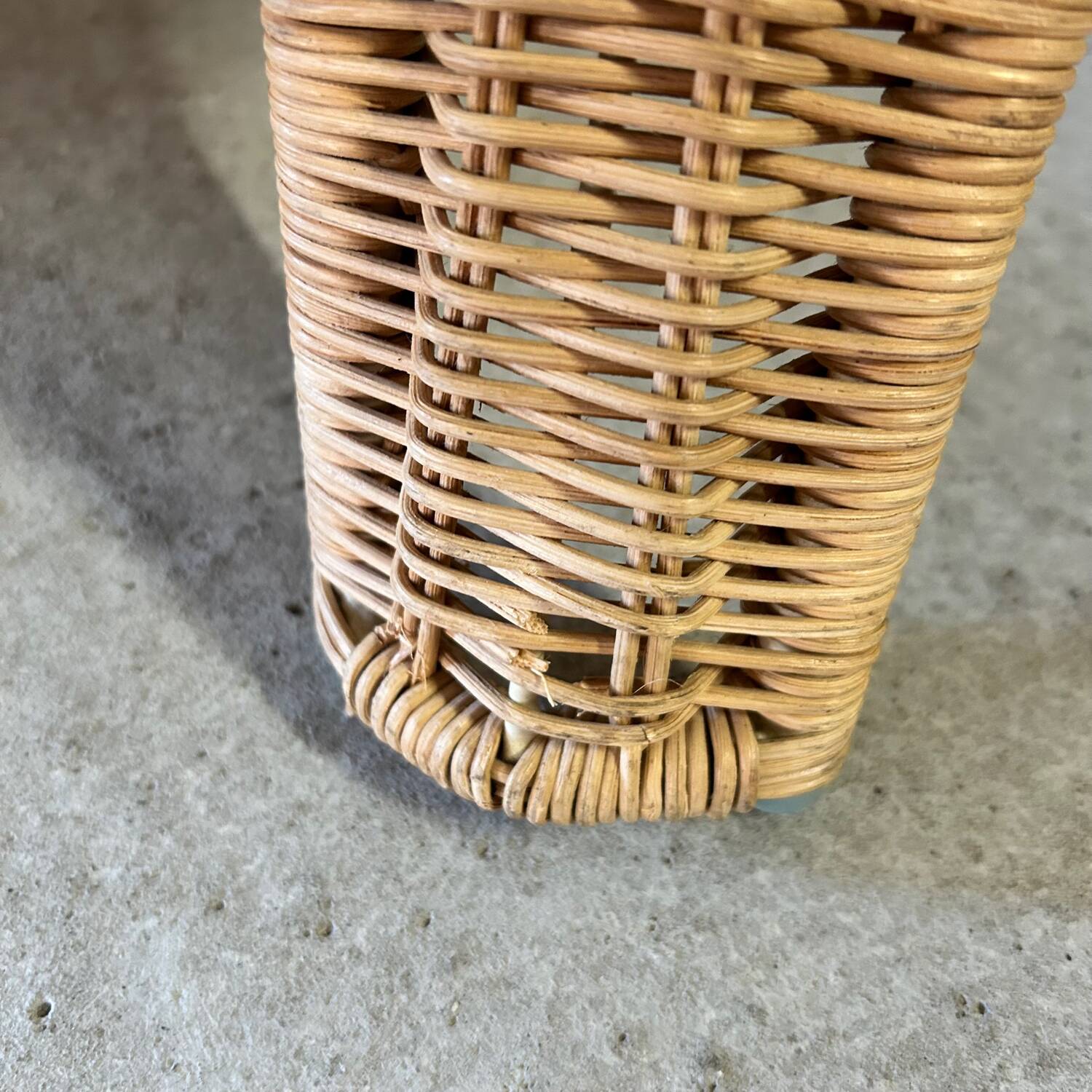 Pair of “gulte” rattan armchairs by ikea 1990