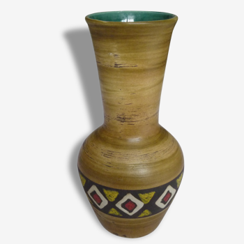 Vase en poterie jasba w germany losanges