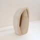 Brutalist carved stone table lamp - Circa 1980