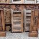 19th century wooden fireplace