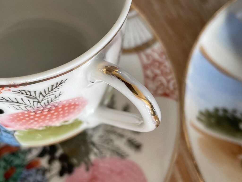 2 cups Japanese porcelain