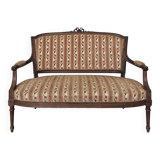 Louis XVI style two-seater sofa bench from the 1900s