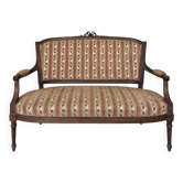 Louis XVI style two-seater sofa bench from the 1900s