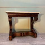 Mahogany console from the restoration period circa 1830