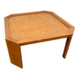Vintage octagonal wooden coffee table