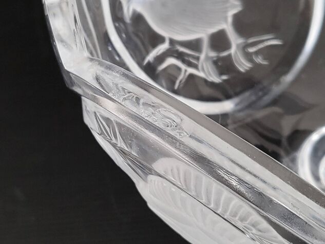 Vintage crystal fruit or candy bowl