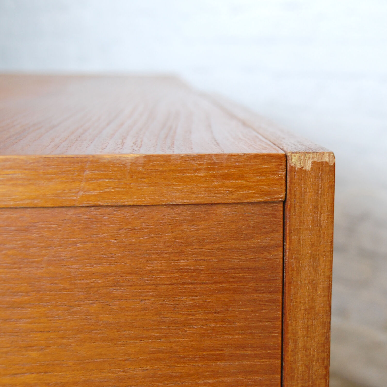 Teak table-machine desk by Pierre Guariche for Meurop