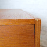 Teak table-machine desk by Pierre Guariche for Meurop