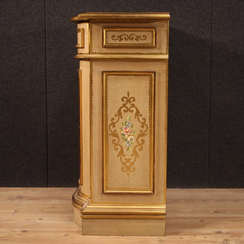 Tuscan lacquered and painted sideboard