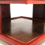 Leather coffee table, Italy, 1970