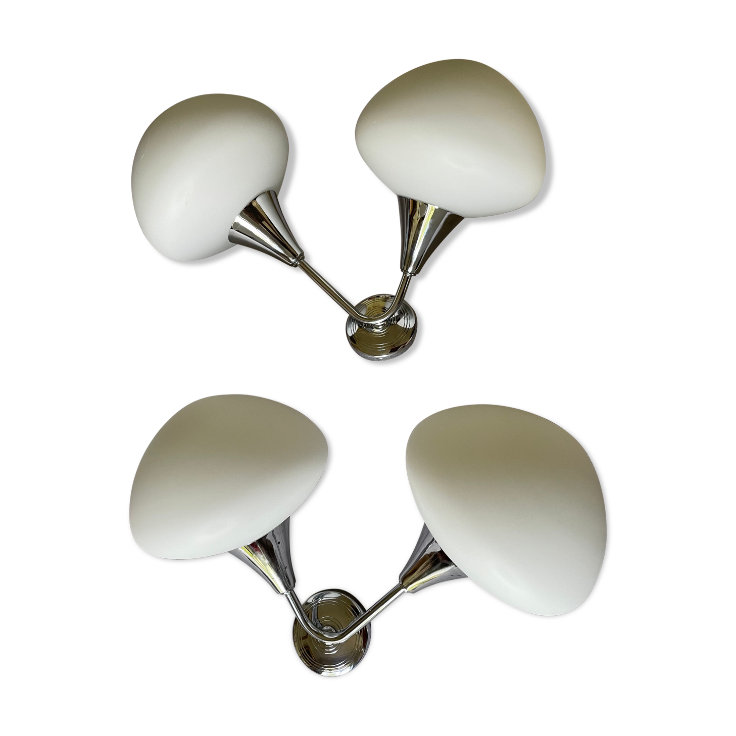 Double wall lamps Gaetano Sciolari 1970's