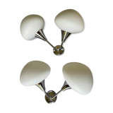 Double wall lamps Gaetano Sciolari 1970's