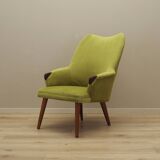 Green armchair, Danish design, 1970s, production: Denmark