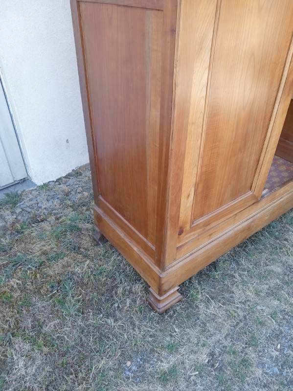 Solid cherry wood wardrobe