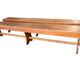 XL vintage wooden bench