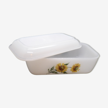 Beurrier en verre Arcopal