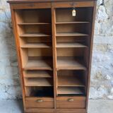 Oak filing cabinet early 20th