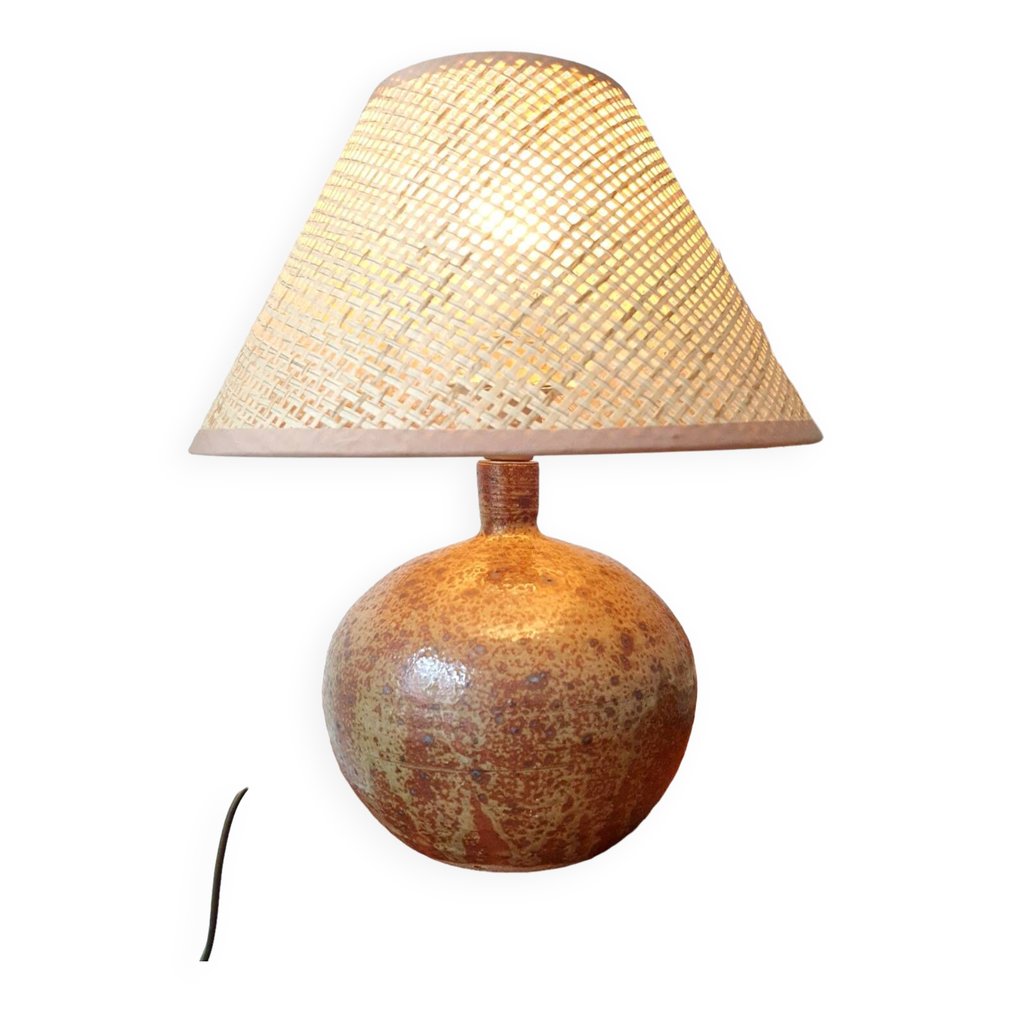 Baudat vintage sandstone lamp